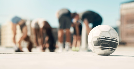 Personalised soccer ball with Australian flag design